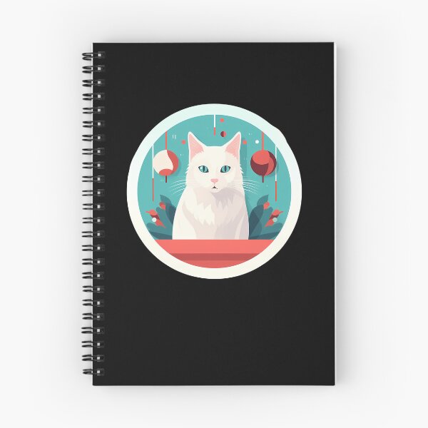 Item preview, Turkish Angora Cat Xmas Ornament, Love Cats designed and sold by Logiamerch.