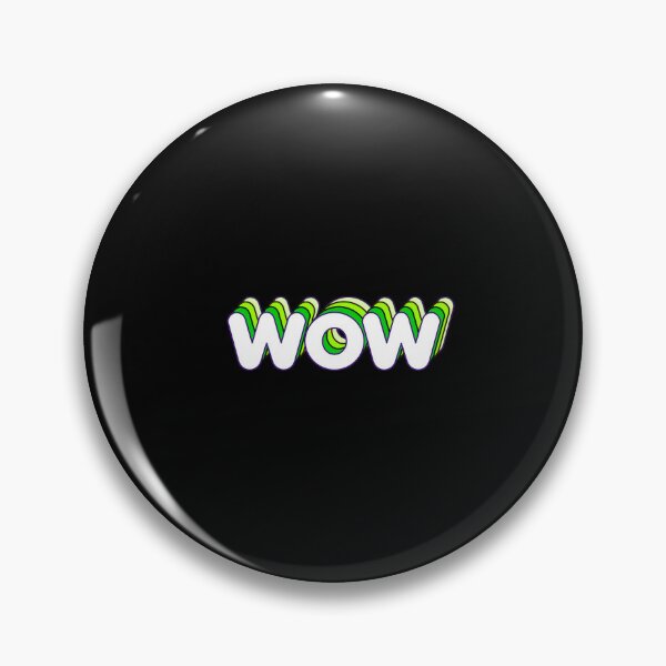 Item preview, Green Layers Wow Name Label (Black) designed and sold by NormadWorld.