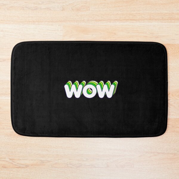 Item preview, Green Layers Wow Name Label (Black) designed and sold by NormadWorld.