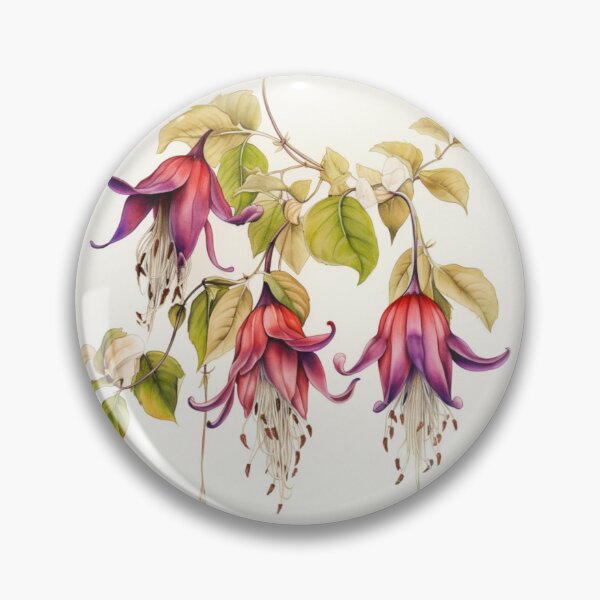 Item preview, Fuschia Flowers Inspired By My Mothers Flower Paintings  designed and sold by CDC40.