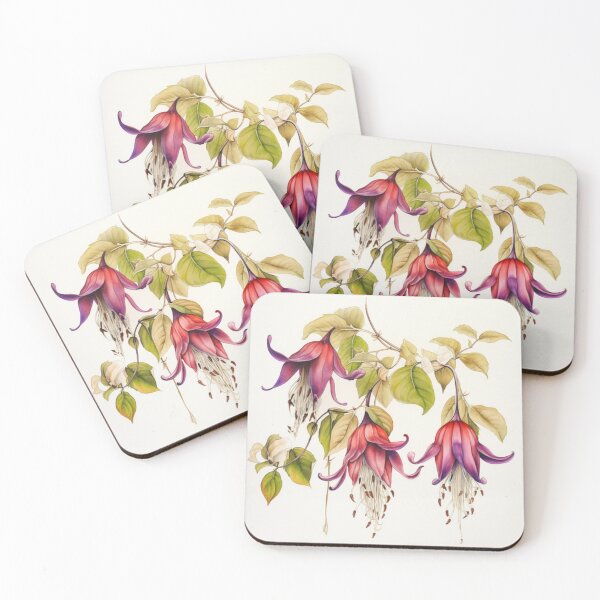 Item preview, Fuschia Flowers Inspired By My Mothers Flower Paintings  designed and sold by CDC40.