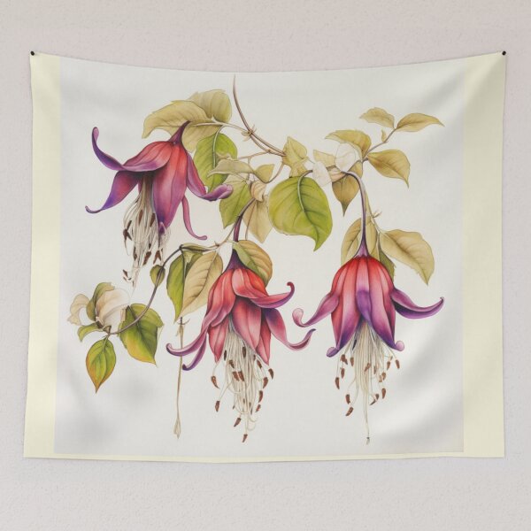 Item preview, Fuschia Flowers Inspired By My Mothers Flower Paintings  designed and sold by CDC40.