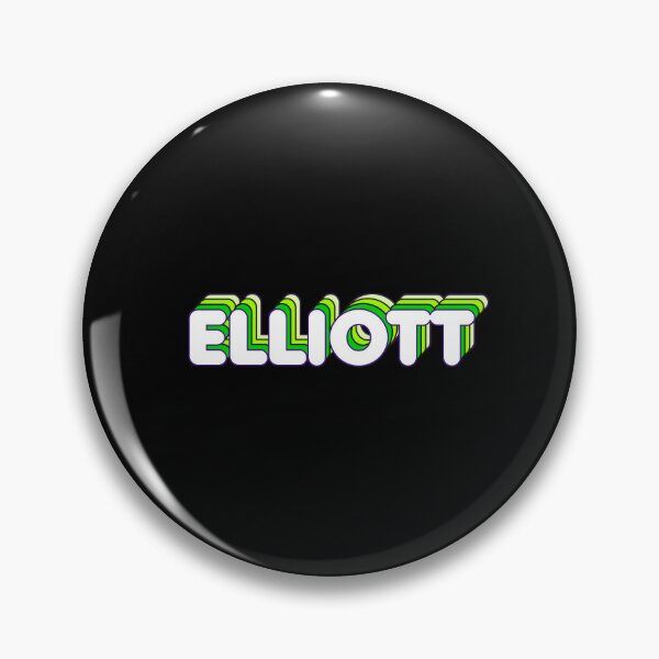 Item preview, Green Layers Elliott Name Label (Black) designed and sold by NormadWorld.