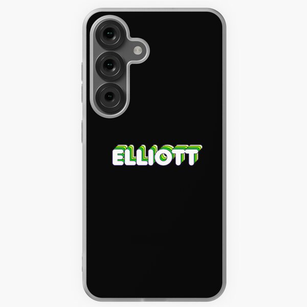 Item preview, Green Layers Elliott Name Label (Black) designed and sold by NormadWorld.