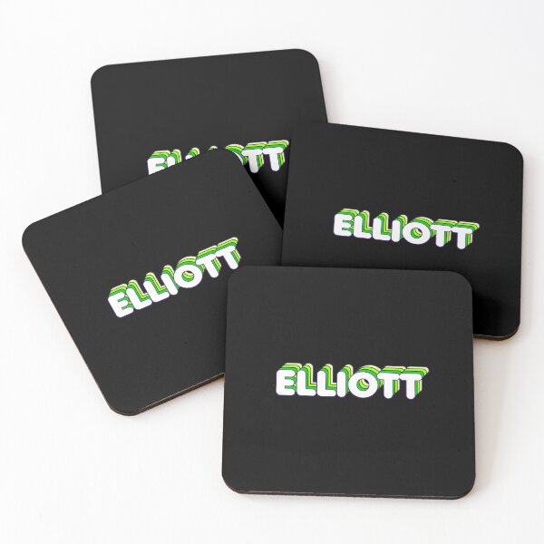 Item preview, Green Layers Elliott Name Label (Black) designed and sold by NormadWorld.