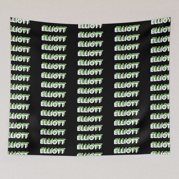 Item preview, Green Layers Elliott Name Label (Black) designed and sold by NormadWorld.