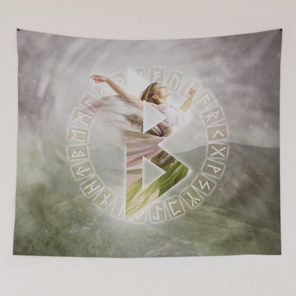 Item preview, Berkana Rune  Digital Art Collage designed and sold by k9printart.