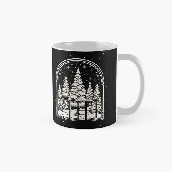 Item preview, Winter Night Scene Window Pictures for Chalk Marker designed and sold by AnnaMDesign.