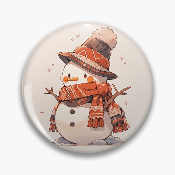 Item preview, Anime Christmas Snowman with Scarf designed and sold by asianspalace.