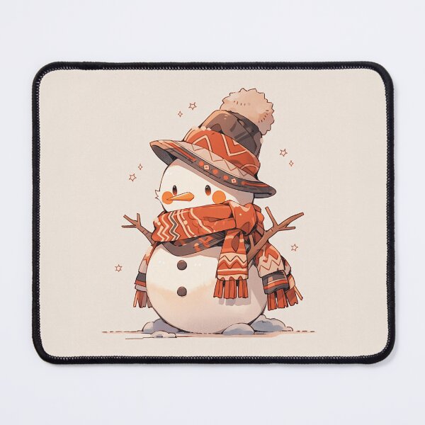 Item preview, Anime Christmas Snowman with Scarf designed and sold by asianspalace.