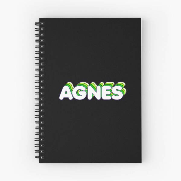 Item preview, Green Layers Agnes Name Label (Black) designed and sold by NormadWorld.