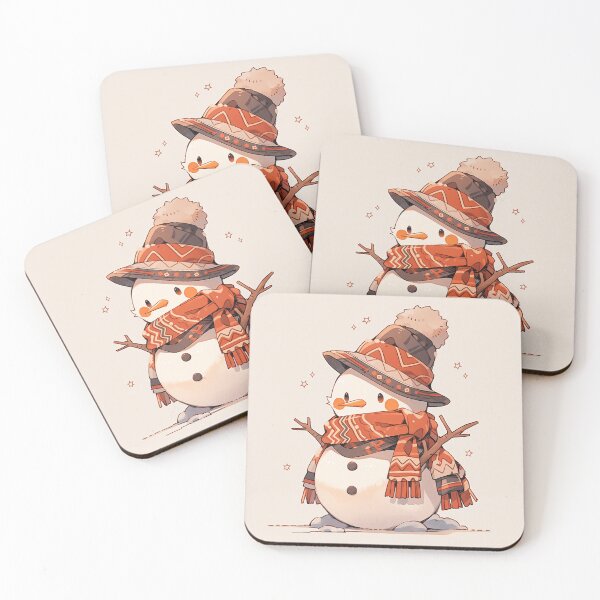 Item preview, Anime Christmas Snowman with Scarf designed and sold by asianspalace.