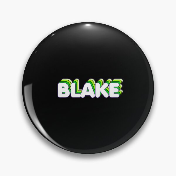 Item preview, Green Layers Blake Name Label (Black) designed and sold by NormadWorld.