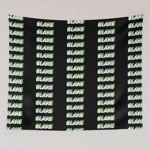Item preview, Green Layers Blake Name Label (Black) designed and sold by NormadWorld.