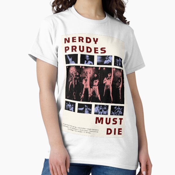 Item preview, Nerdy Prudes Must Die poster designed and sold by sophie-lee-.