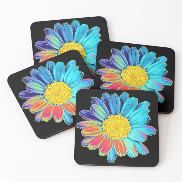 Item preview, Vibrant Bright Rainbow Flower Daisy designed and sold by Rosamint.