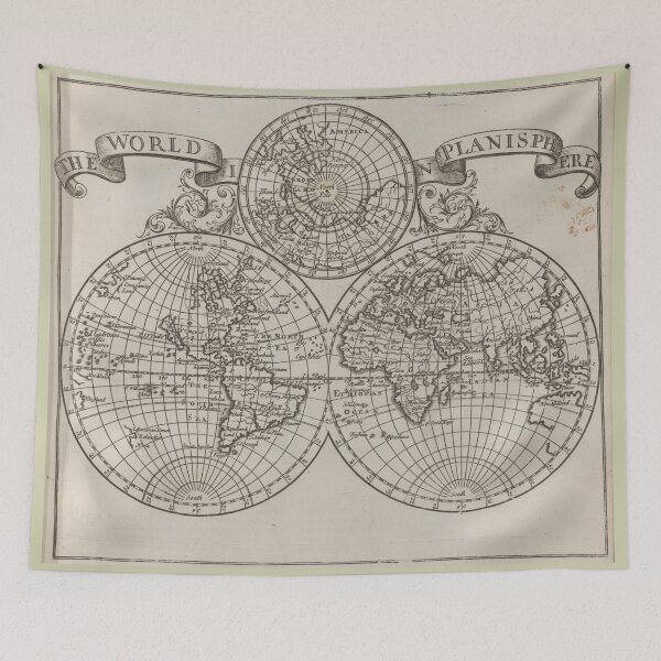 Item preview, Vintage Map of The World (1701) designed and sold by BravuraMedia.
