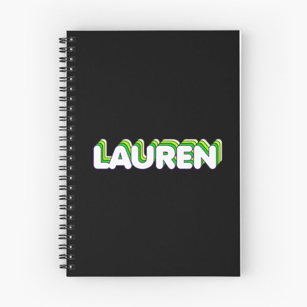Item preview, Green Layers Lauren Name Label (Black) designed and sold by NormadWorld.