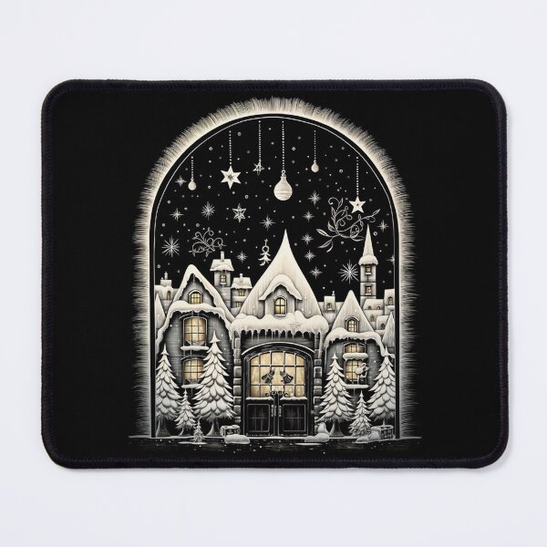 Item preview, Winter Night Scene Window Pictures for Chalk Marker designed and sold by AnnaMDesign.