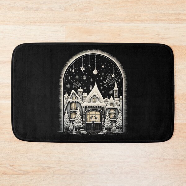 Item preview, Winter Night Scene Window Pictures for Chalk Marker designed and sold by AnnaMDesign.
