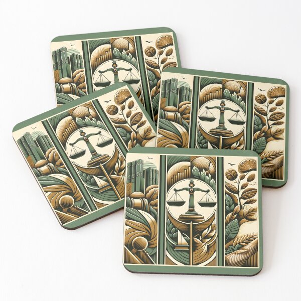 Item preview, Vintage Legal Scales Art Decal - Lawyer designed and sold by ConsiderCareer.