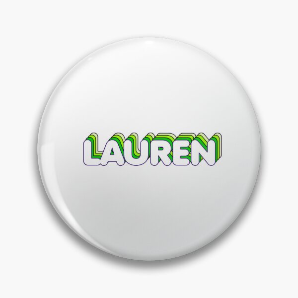 Item preview, Green Layers Lauren Name Label designed and sold by NormadWorld.
