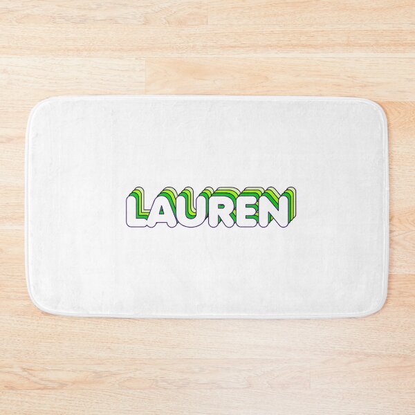 Item preview, Green Layers Lauren Name Label designed and sold by NormadWorld.