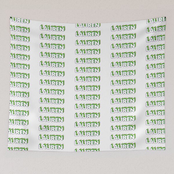 Item preview, Green Layers Lauren Name Label designed and sold by NormadWorld.
