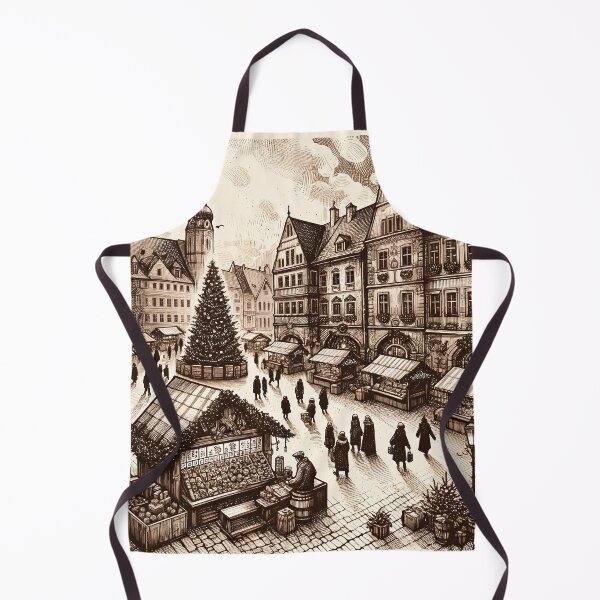 Item preview, Enchanted Christmas Market Bustle designed and sold by PictorialWhimsy.