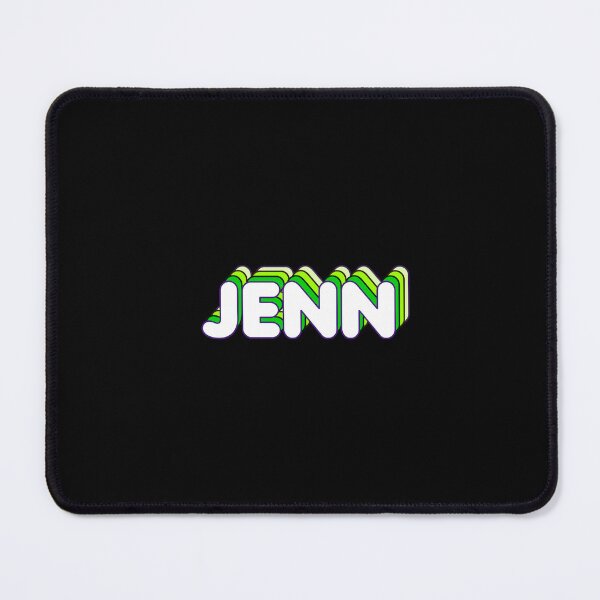 Item preview, Green Layers Jenn Name Label (Black) designed and sold by NormadWorld.