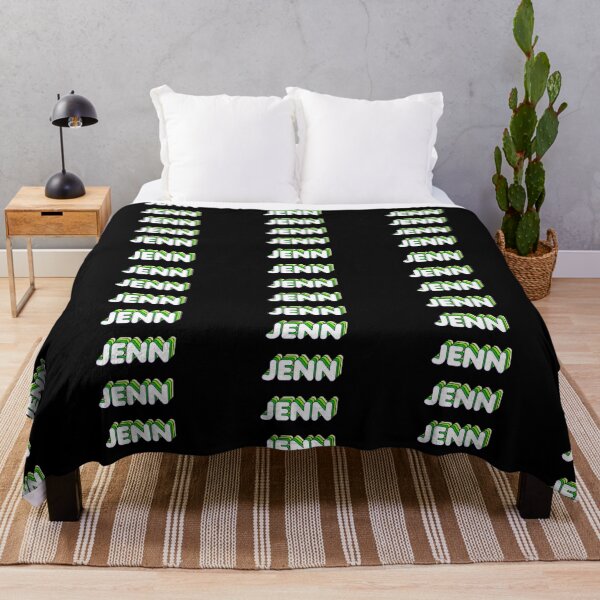Item preview, Green Layers Jenn Name Label (Black) designed and sold by NormadWorld.