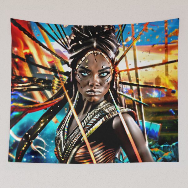 Item preview, Queen Nzinga designed and sold by WarriorQueens.