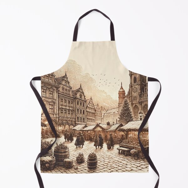 Item preview, Evening Glow at the Old Town Square designed and sold by PictorialWhimsy.
