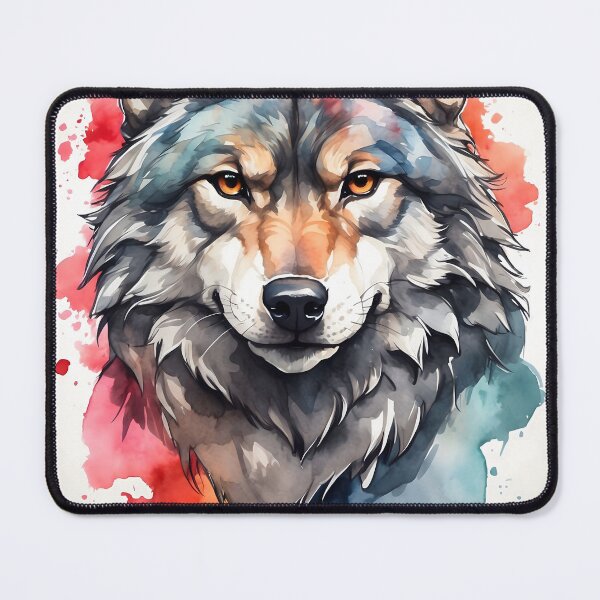 Item preview, High quality wolf painting designed and sold by RAILGUNWII.