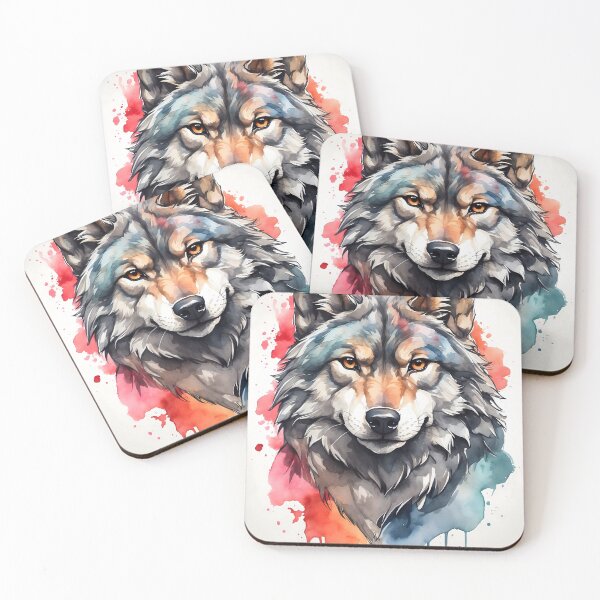 Item preview, High quality wolf painting designed and sold by RAILGUNWII.