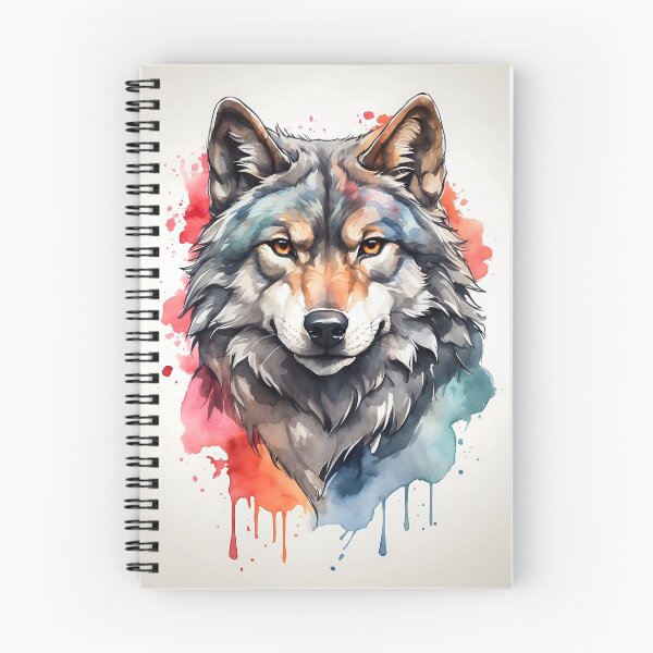 Item preview, High quality wolf painting designed and sold by RAILGUNWII.