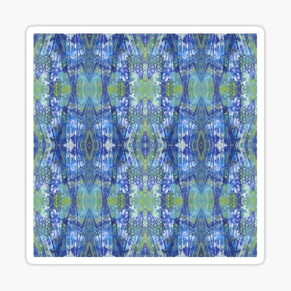 Item preview, Shirred Leaf Batik Monoprint Pattern designed and sold by vallisrowe.