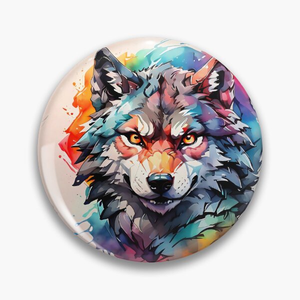 Item preview, High quality wolf painting designed and sold by RAILGUNWII.