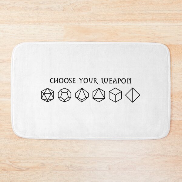 Item preview, Choose Your Weapon Dices designed and sold by spookycutepeeps.