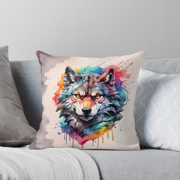 Item preview, High quality wolf painting designed and sold by RAILGUNWII.