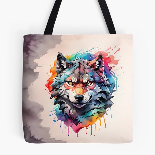 Item preview, High quality wolf painting designed and sold by RAILGUNWII.