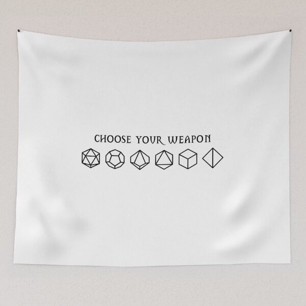 Item preview, Choose Your Weapon Dices designed and sold by spookycutepeeps.