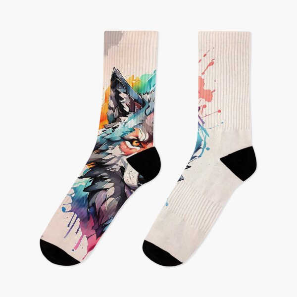 Item preview, High quality wolf painting designed and sold by RAILGUNWII.