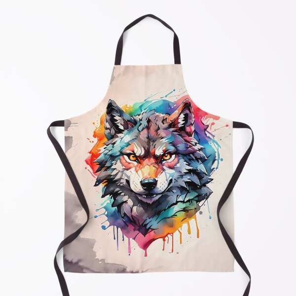 Item preview, High quality wolf painting designed and sold by RAILGUNWII.