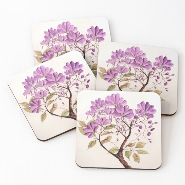 Item preview, Jacaranda Flowers Inspired By My Mothers Flower Paintings  designed and sold by CDC40.