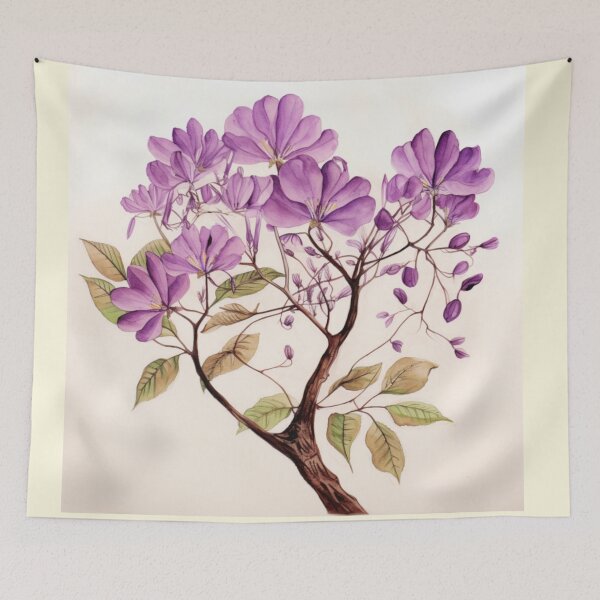 Item preview, Jacaranda Flowers Inspired By My Mothers Flower Paintings  designed and sold by CDC40.