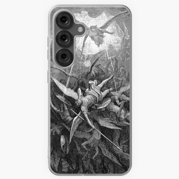 Item preview, Gustave Dore Print. Almighty Power from John Milton's Paradise Lost. Antique Angel Art. Digitally remastered designed and sold by el-padre.