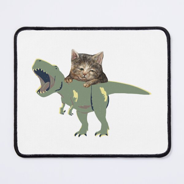 Item preview, Dinosaur Cat: A Funny and Cute Lazy Cat Design designed and sold by GorinART.