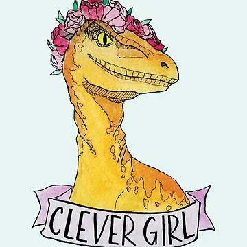 Artwork thumbnail, Clever Raptor by Reeberry