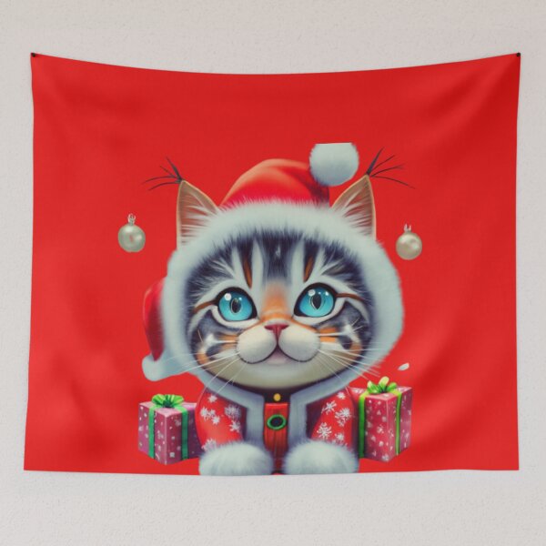 Item preview, Cute Kitty With Gifts  designed and sold by PaulBlueShop.